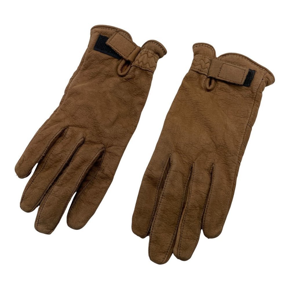 VINTAGE Fownes Leather Gloves Brown Women’s Medium - Picture 1 of 7